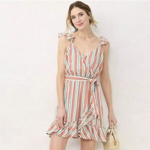 LC Lauren Conrad Wrap Dress Size M